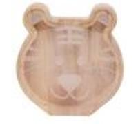 Tirelire TechKidz - Bois - Tigre Beige G