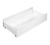 Tiroir de lit combiné évolutif - Babyprice Up - Blanc - Sur roulettes
