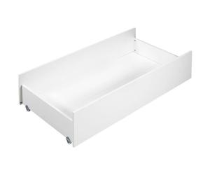 Tiroir de lit combiné évolutif - Babyprice Up - Blanc - Sur roulettes