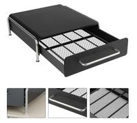 Tiroir de Rangement 2 en 1 - Laizere - Compatible pour Tassimo - Noir - Fer - 30.5*31.5*10cm