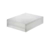 Tiroir de rangement de bureau - Transparent - 26 x 37 x 9 cm One Colour