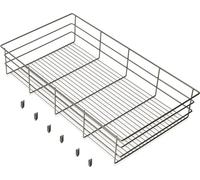 Tiroir en fil métallique pour armoires et dressings Quartz - 740mm (M90) - Acier - Titane