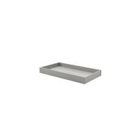 Vipack Pied de lit pour lit junior en MDF laqué gris clair
