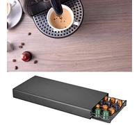 Tiroir Porte Capsules De Café 37.5X17.5X5.5Cm Support De Rangement Capsule Tiroir Rangement Capsule De Café Supports Pour Capsules De Café Porte-Capsules Pour 40 Capsules