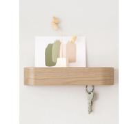 Tiroir simple en bois - Meuble encastrable moderne - Chêne et blanc