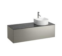 Laufen Meuble sous-vasque Sonar H4054270341421 – 1 tiroir, découpe droite, compatible 812340–812343