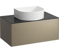 Tiroir Sonar courant, 1 tiroir, adapté aux cuvettes des lavabos 812340, 812341, 812342, 812343, découpe au milieu pour le lavabo, H4054110341421