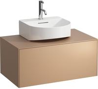 Tiroir sonar courant, 1 tiroir, pour lavabos à main montés en haut H816341, H816342, découpe centrale, H4054410340411