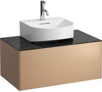 Tiroir sonar courant, 1 tiroir, pour lavabos à main montés en haut H816341, H816342, découpe centrale, H4054410341411