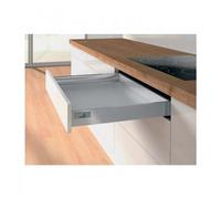 Tiroir sous four InnoTech Atira - kit partiel - hauteur 54 mm - argent HETTICH