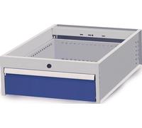 Tiroir suspendu L541xP736xH208mm bleu clair Extension totale pour établi BEDRUNK HIRTH