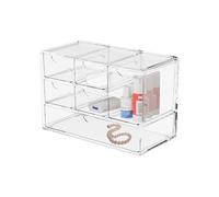 Tiroirs de rangement de bureau,organiseur de bureau avec tiroirs - Petit organisateur de tiroir pour bureau - Organisateurs et rangement de bureau, organisateur de bureau transparent pour la collectio