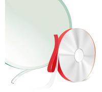 Tiruiya Lèvre d'étanchéité en silicone pour plaque de cheminée, plaque de fond en verre, plaque de four, plaque de sol, plaque de cheminée, autocollante en (5m)