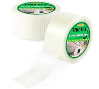 Tiruiya Ruban Pare Vapeur, Bande Adhésif Flexible Haute Performance pour Pare-Vapeur, Freins Vapeur et Membranes de Toiture, Collage Durablement Étanche à L'Air Et Au Vent (5cm x 25m x 2 rouleaux)