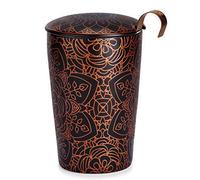 Tisanière Double Paroi "Mandala Ebony" 350ml | Teaeve