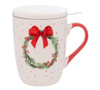 Tisanière en Porcelaine "Couronne de Noël" 55 lanc