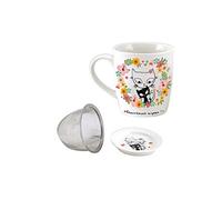 Tisanière Springy en porcelaine avec infuseur