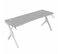 Tisch Mars Gaming MGDXLW Ergonomic Gaming Table White Large Weiß 160 x 60 cm Stahl