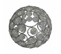 TISHITA Abat-jour Plafonnier Cristal Métal lampe Couvercle d'Éclairage Diffuseur de Lumière Construction Métal et Verre Adoucie de l'Éclat Décorative Adapté, Chromé