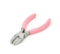 TISHITA Pince à ux à Mâchoires en Nylon Tenaille Outil de Façonnage Surface Protégée Embouts Nylon Doux Ouverture Assistée par Ressort Confort, Rose