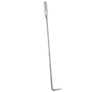 Tisonnier de Cheminée Multifonction Portable en Acier, Léger, Argenté | Usage Intérieur Extérieur, Design Simple et Pratique, pour Randonnée et Pique-niques, Outil Compact
