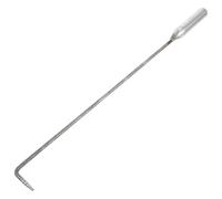 Tisonnier Multifonction en Acier pour Feu de Cheminée, Argenté | Léger et Portable, Design Simple et Pratique, pour Randonnée et Rassemblements Extérieurs
