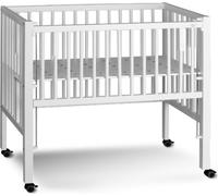 tiSsi lit MAXI sommier tapissier 95x56x96 cm Blanc