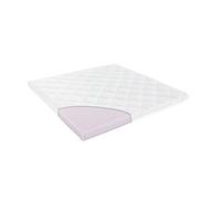 tiSsi Matelas de parc bébé Moritz 85x89 cm Blanc Coton