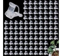 Tissting Pince à Greffer pour Tomates,100PCS Pince pour Semis d'Aubergines | Clip de Greffage en Plastique de 2.0 mm et 4.5 mm pour Greffage de Fruits et Légumes comme Melond