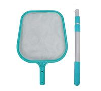Tissting Pool Leaf Skimmer Net Télescopique Pole Leaf Skimmer Mesh Rake Net Piscine Skimmer Net Piscine Nettoyage Leaf Skim Net pour Nettoyer La Piscine 51.57x11.22in