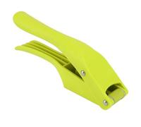 Tissting Presse Ail 2 en 1 Hachoir Broyeur Manche Ergonomique Outil Cuisine PP (Verte)
