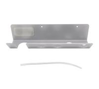 Tissting Rack pour sèche Cheveux Mural magnétique avec étagère de Rangement, Support Fixe en Alliage Aluminium résistant à l'eau méthodes d'installation adhésive et à perçage pour