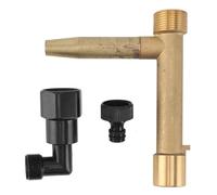 Tissting Robinet de Jardin à Raccord Rapide, Vanne de Prise d'eau en Laiton G1 pour Arrosage, Irrigation Souterraine