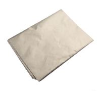 Tissu conducteur pour le blindage des radiations et emf pour la protection RFID blocage du signal en cuivre nickel polyester en gris argenté pour projets de bricolage et textiles E 1 m x 1 45 m