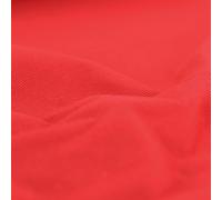 Tissu coton uni SERGE rouge Corrida
