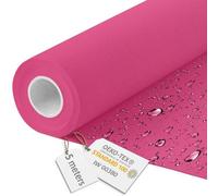 Tissu d'ameublement en toile imperméable, largeur 1,60 m - Tissu hydrofuge 220 g/m² 600D - Tissu imperméable pour auvent, 5 mètres, rouge