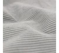 Tissu d'ameublement velours côtelé laize 140 cm STARSKY gris Perle