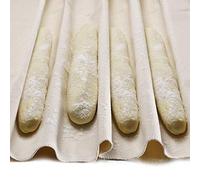 Tissu de boulanger professionnel pour cuisson des baguettes de pain 76,2 x 45,7 cm
