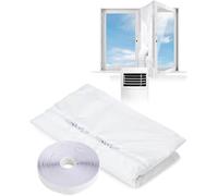 Tissu De Calfeutrage Porte Fenêtres Climatiseur Mobile200/300/500cm Kit Joint De Porte Fenêtre Climatisation Mobile Climatiseurs L'Arrêt D'Air Chaud anti échange fenêtre Solide Facile À Installer