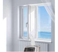 Tissu de calfeutrage pour fenêtres - PZCC - 300 cm - Compatible climatiseurs mobiles - Compatible sèche-linge