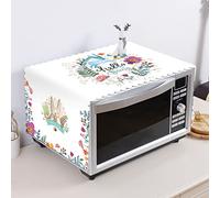 Tissu de couverture pour micro-ondes, protection anti-poussière à motif mignon, accessoire de four à micro-ondes pliable pour le bureau ou la vie à la maison (35 * 100cm)