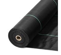 Tissu de paillage SucceBuy, toile géotextile robuste en PP tissé pour le contrôle des mauvaises herbes, idéal pour les allées et l'aménagement paysager 13x60ft 5.0Oz
