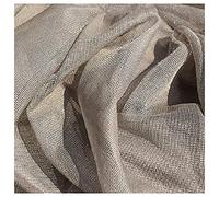 Tissu de Protection EMF, Maille 100% argentée pour Le Blindage Wi-FI et téléphone Portable, Tissu conducteur Faraday pour moustiquaires, Rideaux ou vêtements, Taille: 150 cm Largeur x 2 m Longueur