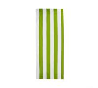 Tissu de rechange en polyester pour chaise longue, chaise longue, mobilier de jardin - Vert fruit et blanc - 120 x 45 cm