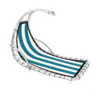 Tissu de rechange moderne à rayures pour balancelle suspendue en textilène - Tissu Teslin durable pour meubles de jardin et terrasse - Convient pour une utilisation en intérieur et en extérieur