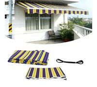 Tissu de Rechange pour Store, Pare-Soleil pour Terrasse, sans Cadre | Toile de Canopée Fenêtre Porte Couverture D'auvent, Anti-uv Et Imperméable, Jardin Boutique Restaurant(18x11.5ft)