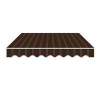 Tissu de rechange rétractable de 2,4 x 4,9 m - Housse imperméable et anti-UV pour extérieur, terrasse, cour et balcon - N inclus