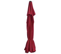 vidaXL Housse de rechange pour parasol Bordeaux rouge 600 cm