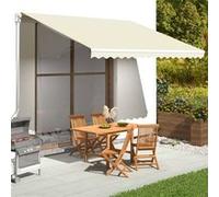 Tissu de remplacement pour auvent Crème 4x3,5 m Crème G