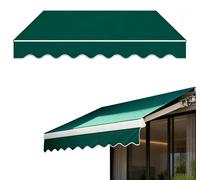 Tissu de remplacement pour auvent - Imperméable et protection UV - Gris/foncé